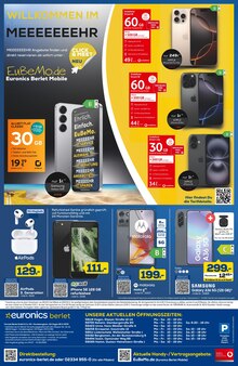 Smartphone im aktuellen EURONICS Prospekt (Hamm) Smartphone im EURONICS Prospekt "Aktuelle Angebote" mit 9 Seiten (Hamm)