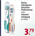 Zahnbürste Sensitive Professional oder Intensivreinigung von Elmex für 3,79 € bei Rossmann im Angebot Zahnbürste Sensitive Professional oder Intensivreinigung von Elmex im aktuellen Rossmann Prospekt