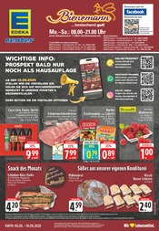 EDEKA Supermarkt Prospekt der aktuellen Woche mit 28 Seiten, gültig von 05.05.2025 bis 10.05.2025, in Dinslaken und Umgebung Aktueller EDEKA Supermarkt Prospekt in Dinslaken und Umgebung, "Aktuelle Angebote" mit 28 Seiten, 05.05.2025 - 10.05.2025