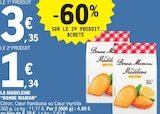 La madeleine - BONNE MAMAN en promo chez E.Leclerc La madeleine - BONNE MAMAN dans le catalogue E.Leclerc