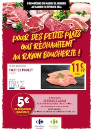 Catalogue Supermarchés Rayon Boucherie Carrefour en cours à Le Tholonet et alentours, Pour des petits plats qui réchauffent au rayon boucherie !, 7 pages, 30/01/2024 - 10/02/2024