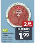 Bio Salami im Angebot bei combi in Hameln Bio Salami Angebote von Wiltmann bei combi Hameln für 1,99 €