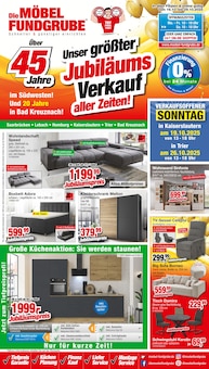Aktueller Die Möbelfundgrube Prospekt für Saarbrücken und Ungebung, Seiten zum blättern Die Möbelfundgrube Prospekt Unser größter Jubiläums Verkauf aller Zeiten! mit Seiten in Saarbrücken und Umgebung