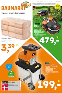 Prospectus Globus-Baumarkt de la semaine "GLOBUS BAUMARKT Immer eine Idee besser" avec 1 pages, valide du 24/11/2025 au 29/11/2025 pour Escherange et alentours