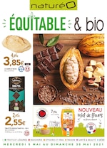 Catalogue NaturéO à Olivet, avec 18 pages Prospectus NaturéO à Olivet, "Équitable et bio", 18 pages, 05/05/2021 - 30/05/2021