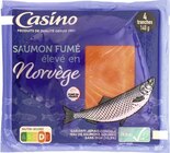 Saumon fumé élevé en Norvège - CASINO en promo chez Casino Supermarchés Dijon à 6,05 €