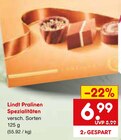 Pralinen Spezialitäten Angebote von Lindt bei Netto Marken-Discount Castrop-Rauxel für 6,99 €