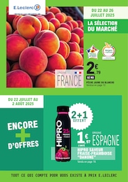 Catalogue Supermarchés E.Leclerc en cours à Agneaux et alentours, TOUT CE QUI COMPTE POUR VOUS EXISTE À PRIX E.LECLERC, 40 pages, 22/07/2025 - 02/08/2025