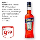 Italienischer Aperitif im Angebot bei GLOBUS in Bochum Italienischer Aperitif Angebote von Aperol bei GLOBUS Bochum für 9,99 €
