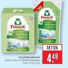 Sensitiv-Waschpulver Aloe Vera Angebote von Frosch bei Marktkauf Stuttgart für 4,49 €
