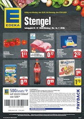 Pizza im EDEKA Prospekt in Nürnberg Aktueller EDEKA Prospekt mit Pizza, "Wir lieben Lebensmittel!", Seite 1