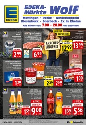 EDEKA Supermarkt Prospekt der aktuellen Woche mit 24 Seiten, gültig von 19.01.2026 bis 24.01.2026, in Neuenkirchen und Umgebung Aktueller EDEKA Supermarkt Prospekt in Neuenkirchen und Umgebung, "Aktuelle Angebote" mit 24 Seiten, 19.01.2026 - 24.01.2026