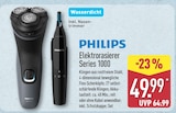 Elektrorasierer Series 1000 im Angebot bei ALDI Nord in Lutherstadt Wittenberg Elektrorasierer Series 1000 Angebote von PHILIPS bei ALDI Nord Lutherstadt Wittenberg für 49,99 €