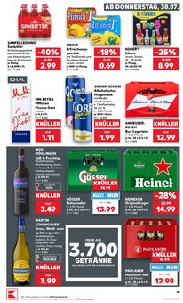 Bier im Kaufland Prospekt "Hier bin ich richtig" mit 79 Seiten (Rodgau)