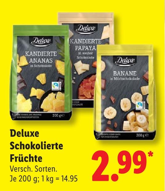 Kandierte Ananas in Schokolade