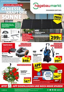 Hagebaumarkt Prospekt GENIESSE DIE KRAFT DER SONNE mit  Seiten in Grimmelshausen und Umgebung