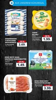 Weißwurst im aktuellen REWE Prospekt (Köln) Weißwurst im REWE Prospekt "Dein Markt" mit 27 Seiten (Köln)