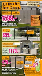 Abfalleimer im Hornbach Prospekt "Du willst es. Dann bau es." auf Seite 12