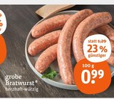grobe Bratwurst im tegut Prospekt grobe Bratwurst von im aktuellen tegut Prospekt für 0,99 €