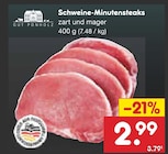 Schweine-Minutensteaks von Gut Ponholz im aktuellen Netto Marken-Discount Prospekt