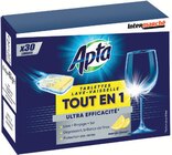 Tablettes Vaisselle Tout en 1 Citron X26 - APTA en promo chez Intermarché Express Nanterre à 2,28 €
