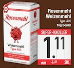 Weizenmehl Type 405 Angebote von Rosenmehl bei EDEKA Augsburg für 1,11 €