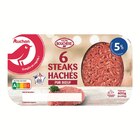 6 STEAKS HACHÉS PUR BŒUF FAÇON BOUCHÈRE à Auchan Supermarché dans Fontenay-Aux-Roses 6 STEAKS HACHÉS PUR BŒUF FAÇON BOUCHÈRE à Auchan Supermarché dans Fontenay-Aux-Roses