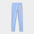 Legging coton Reine des neiges bleu ciel fille en promo chez La Halle Legging coton Reine des neiges bleu ciel fille dans le catalogue La Halle