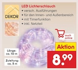 LED Lichterschlauch im Netto Marken-Discount Prospekt LED Lichterschlauch von DEKOR im aktuellen Netto Marken-Discount Prospekt für 8,99 €
