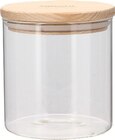 Bocal en verre avec couvercle en bambou - MENASTYL - Intermarché Hyper à Perpignan Bocal en verre avec couvercle en bambou - MENASTYL en promo chez Intermarché Hyper Perpignan à 2,99 €