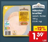 Hähnchenbrustfilet Angebote von Hofmaier bei Netto Marken-Discount Dortmund für 1,39 €