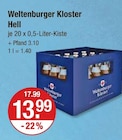 Hell im V-Markt Prospekt Hell von Weltenburger Kloster im aktuellen V-Markt Prospekt für 13,99 €
