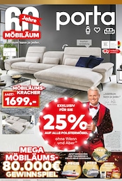 Couch im porta Möbel Prospekt in Stade Aktueller porta Möbel Prospekt mit Couch, "60 JAHRE MÖBILÄUM", Seite 1