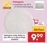 Fellteppich Angebote von Dekor bei Netto Marken-Discount Detmold für 9,99 €