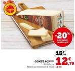 Comté AOP dans le catalogue Super U