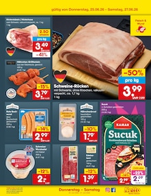 Wurst im aktuellen Netto Marken-Discount Prospekt (Saarbrücken) Wurst im Netto Marken-Discount Prospekt "Aktuelle Angebote" mit 64 Seiten (Saarbrücken)