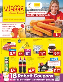 Schweinefleisch im aktuellen Netto Marken-Discount Prospekt (Remscheid) Schweinefleisch im Netto Marken-Discount Prospekt "Aktuelle Angebote" mit 54 Seiten (Remscheid)