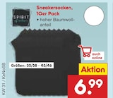 Sneakersocken im Angebot bei Netto Marken-Discount in Langenfeld Sneakersocken Angebote von Spirit bei Netto Marken-Discount Langenfeld für 6,99 €