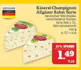 Allgäuer Rahm Torte im Angebot bei Marktkauf in Schweinfurt Allgäuer Rahm Torte Angebote von Käserei Champignon bei Marktkauf Schweinfurt für 1,49 €