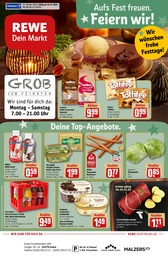 REWE Prospekt für Essen mit 27 Seiten REWE Prospekt "Dein Markt" für Essen, 27 Seiten, 16.12.2024 - 21.12.2024