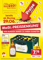 Netto Marken-Discount Prospekt für Hückelhoven mit 43 Seiten Netto Marken-Discount Prospekt für Hückelhoven: "MwSt.-PREISSENKUNG - WIR RUNDEN IMMER ZU IHREN GUNSTEN", 43 Seiten, 29.06.2020 - 04.07.2020
