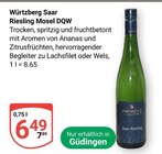 Aktuelle Lachs Angebote bei GLOBUS in Saarbrücken Aktuelles Riesling Mosel DQW Angebot bei GLOBUS in Saarbrücken ab 6,49 €
