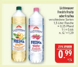 Aktuelle Wasser Angebote bei Marktkauf in Leipzig Aktuelles Fresh’n Fruity Pfirsich-Mango Geschmack Angebot bei Marktkauf in Leipzig ab 0,99 €