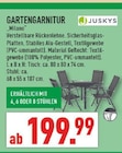 Gartengarnitur Milano Angebote von Juskys bei Marktkauf Castrop-Rauxel für 199,99 €