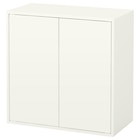 Schrank mit 2 Türen + 1 Boden weiß Angebote von EKET bei IKEA Emden für 60,00 €