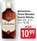 Finest Blended Scotch Whisky im Angebot bei E center in Bruchsal Finest Blended Scotch Whisky Angebote von Ballantine's bei E center Bruchsal für 10,99 €