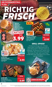 Fleisch im aktuellen Kaufland Prospekt (München) Fleisch im Kaufland Prospekt "Hier bin ich richtig" mit 59 Seiten (München)