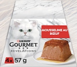 Mousseline pour chat adulte au bœuf gourmet révélations à 1,10 € dans le catalogue Intermarché Hyper