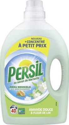 Lessive liquide peau sensible au savon de marseille* - Géant Casino à Paris Lessive liquide peau sensible au savon de marseille* en promo chez Géant Casino Paris à 3,99 €