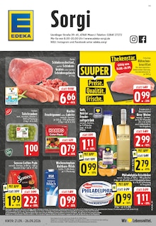 Saft im EDEKA Prospekt "Aktuelle Angebote" mit 28 Seiten (Moers)